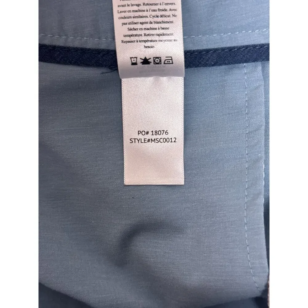 Faherty All Day Shorts 33 Mens Blue 9
